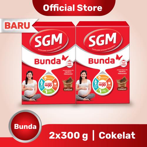Foto Produk Paket 2 - SGM BUNDA Minuman Ibu Hamil & Menyusui Coklat 300g dari SGM Official Store