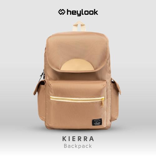 Gambar TAS BACKPACK WANITA ORIGINAL / TAS RANSEL SEKOLAH KULIAH / TAS CEWEK - Khaki dari Heylook Official undefined Tokopedia