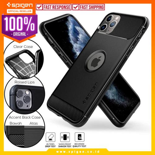 Foto Produk Case iPhone 11 Pro Max / 11 Pro / 11 Spigen Carbon Fiber Rugged Armor - 11 Pro Max dari Spigen Official