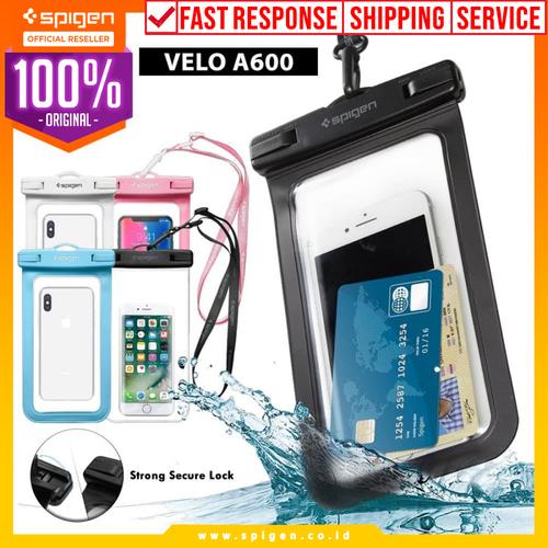 Foto Produk Spigen Velo A600 Universal Waterproof Phone Case 6" - Clear dari Spigen Official