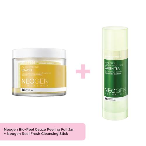 Foto Produk Neogen Dermalogy BUNDLE PEELING PAD LEMON + CLEANSING GREEN TEA STICK dari Neogen Dermalogy