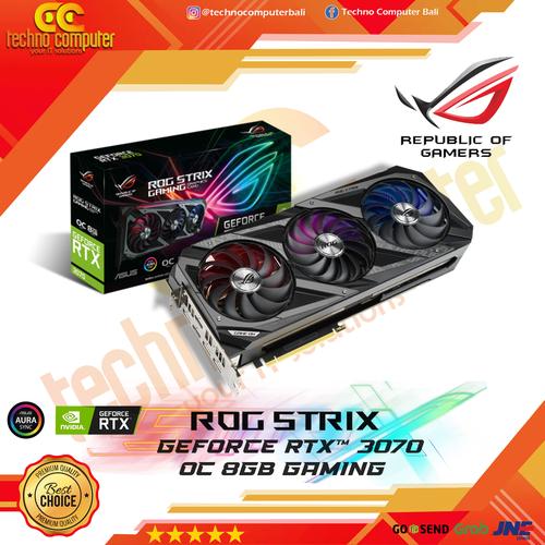 Gambar ASUS ROG STRIX GAMING GeForce RTX 3070 OC 8GB - GDDR6 dari Techno Computer Bali Kota Denpasar Tokopedia