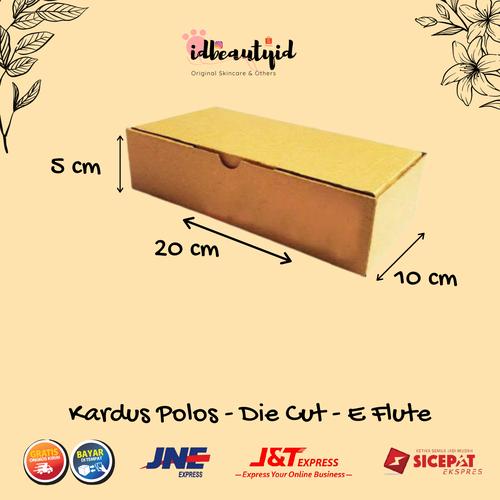 Foto Produk Kardus Packing karton Polos 20x10x5 cm --Die Cut dan easy usage-- dari idbeautyid