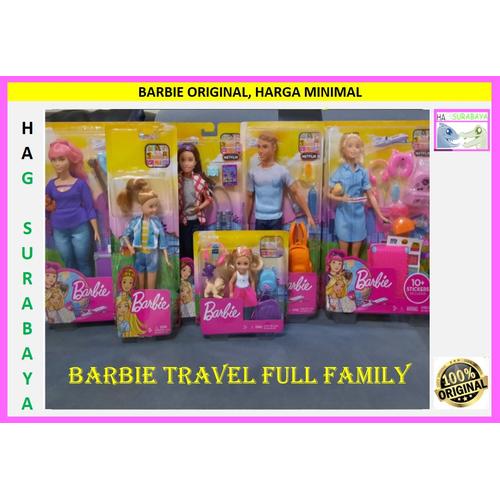 Jual Barbie Travel Dreamhouse Adventure Family Bekasi Hag
