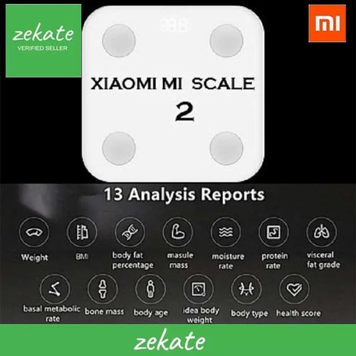 Foto Produk Xiaomi Mi Timbangan Body Fat Tester Weight Scale 2 (Original) dari zekate