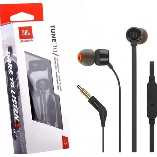 JBL TUNE 110 Wired In Ear Earphone 3.5Mm Musik Stereo Earbud Olahraga  Headset dengan Mikrofon Deep Bass JBL T110|Earphone \u0026 Headphone| -  AliExpress