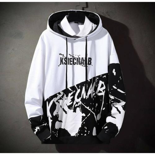 Foto Produk GARAF KSIE SWEATER PRIA LENGAN PANJANG JAKET SWEATER COWO HODIE - Putih dari Garaf Official