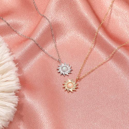 Kalung matahari perak emas sun silver 