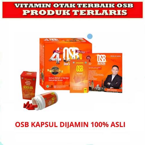 Foto Produk OSB Omar Smart Brain Vitamin Otak Kapsul Anak Pintar Sehat Juara Ujian dari Keight Store