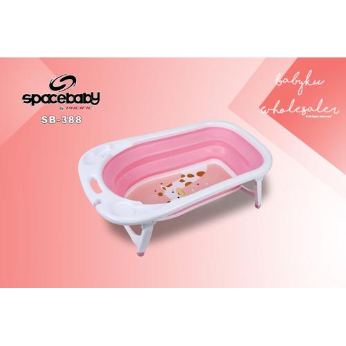 Foto Produk Bak mandi bayi lipat kandila / Baby bathtube foldable / Ember bayi - spacebaby pink dari BABYKU WHOLESALER