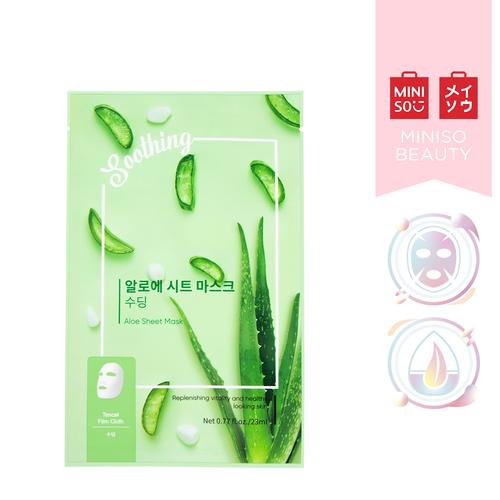 Foto Produk Miniso Official Sheet Mask/Masker/Masker Wanita - Aloe dari Miniso Indonesia