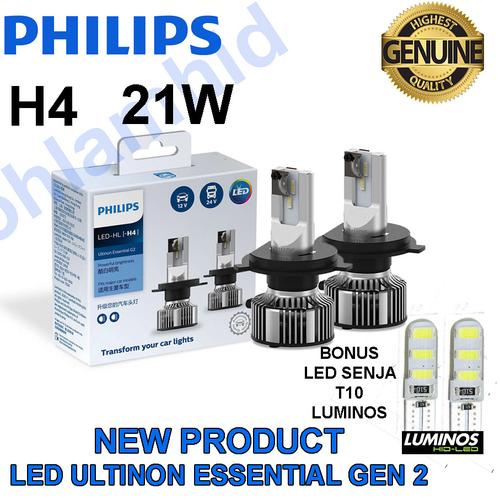 Foto Produk Led Mobil PHILIPS ULTINON ESSENTIAL G2 H4 H11 HIR2 H1 HB3 HB4 Bohlam - H4 Hi Lo dari Bohlam HID