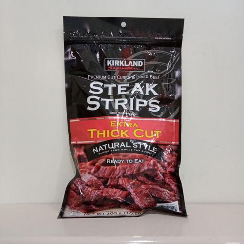 Jual Kirkland Signature Steak Strips Extra Thick Cut 300 gram Jakarta