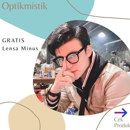 Jual Kacamata Minus Baca Kotak Tebal Frame kotak tebal Pria Wanita ...