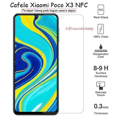 Foto Produk CAFELE XIAOMI POCO X3 NFC - PREMIUM TEMPERED GLASS CLEAR dari Of Course Cheap