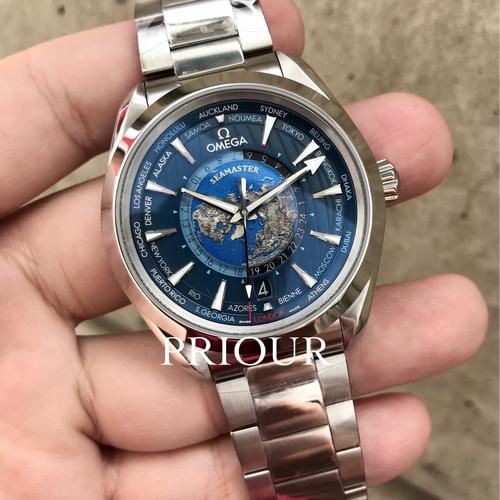 OM Seamaster Aqua Terra World Timer GMT 