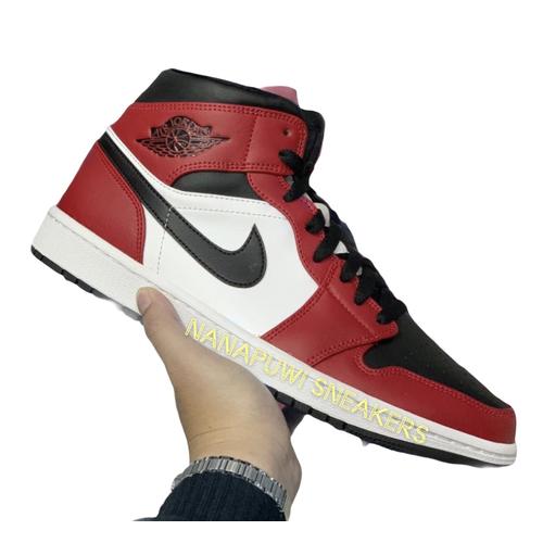 Jual AIR JORDAN 1 MID CHICAGO BLACK TOE - 42 - Jakarta Utara - NANAPUWI  SNEAKERS | Tokopedia