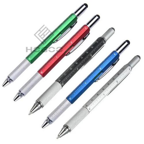 Foto Produk Stylus Handy Tech 7in1 Pulpen Obeng Penggaris Multifungsi Pen Mekanik - Silver dari Accessories Solution(AS)
