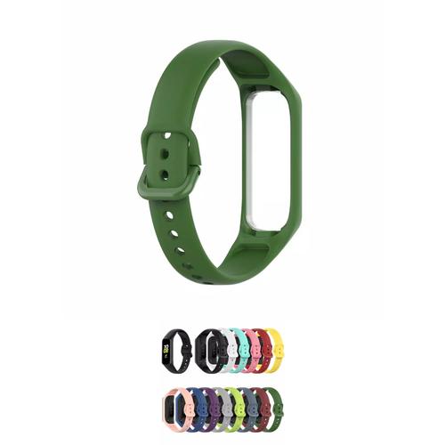 Gambar TALI JAM Samsung Galaxy Fit 2 Sm R220 Fit2 band silicon - ARMY GREEN dari HANGERMEDAL DOT COM Kota Tangerang Selatan Tokopedia