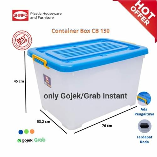 Jual Box Plastik Cb 130 Container Box Cb 130 Shinpo Mega Jakarta Selatan Marvell Houseware Tokopedia