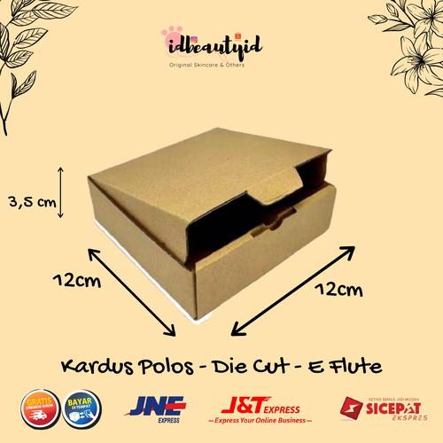 Foto Produk kardus Packing uk. 12x12x3,5 cm --Die Cut dan easy usage dari idbeautyid