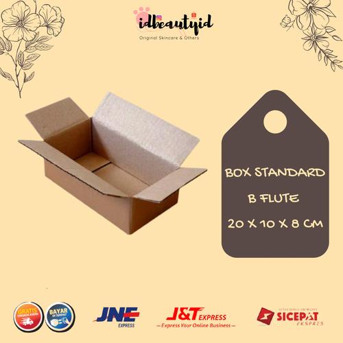 Foto Produk Kardus Box Polos - Karton Packing 20x10x8 cm dari idbeautyid