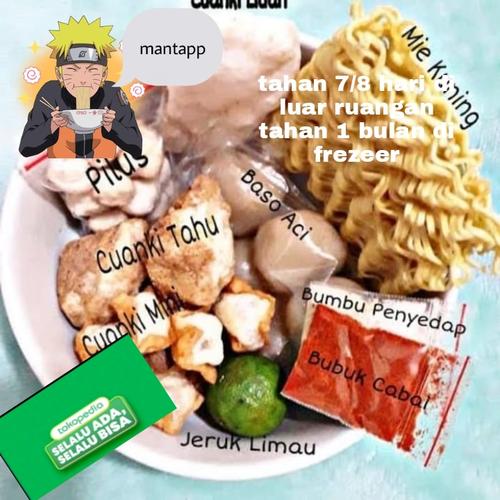 Foto Produk baso Aci seblak pedas gila isi komplit dari goli goyang lidah