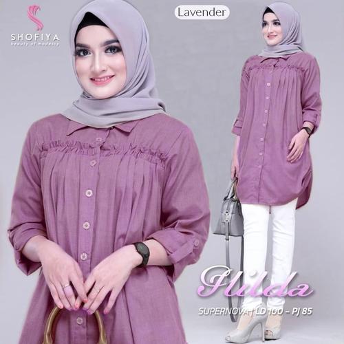 Foto Produk Baju Atasan Wanita Blouse Muslim Hilda tunik Shofiya dari myfashion