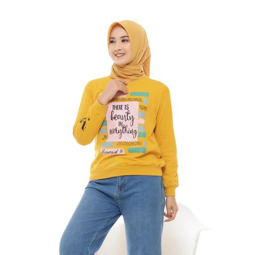 Foto Produk Sweater Wanita Premium - Yellow Top dari adhelia Online SHOP