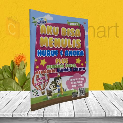 Foto Produk BUKU ANAK TK PAUD AKU BSA MENULIS HURUF & ANGKA PLUS MENGENAL BENDA dari cerdas media