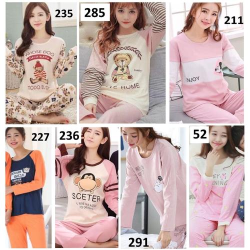 Foto Produk BAJU TIDUR PIYAMA WANITA CEWEK IMPORT MURAH BAGUS dari Michary Shop