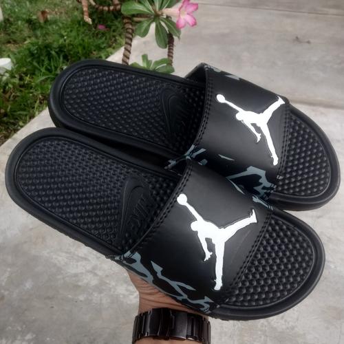 nike benassi rainbow slides