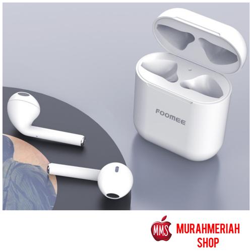 Foto Produk tws foomee pa13 bluetooth Earphone Original - Putih dari murahmeriah shop