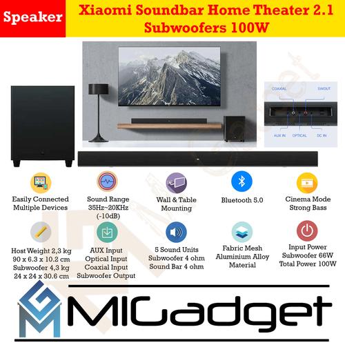 Jual Xiaomi Soundbar Home Theater 2.1 