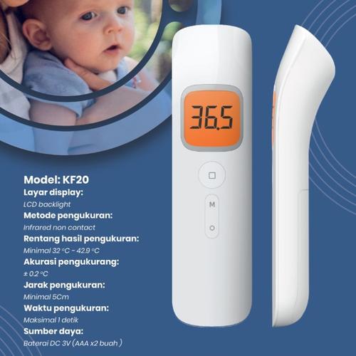 Foto Produk Thermometer Digital Alat Pengukur Suhu Tubuh Thermometer Gun Scanmed dari enterphone2