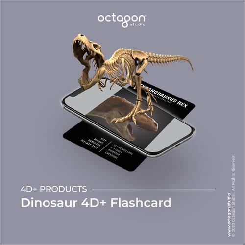 Foto Produk Kartu Dinosaur 4D+ - Mainan Anak Edukatif (Octagon Studio) dari OctagonStudio