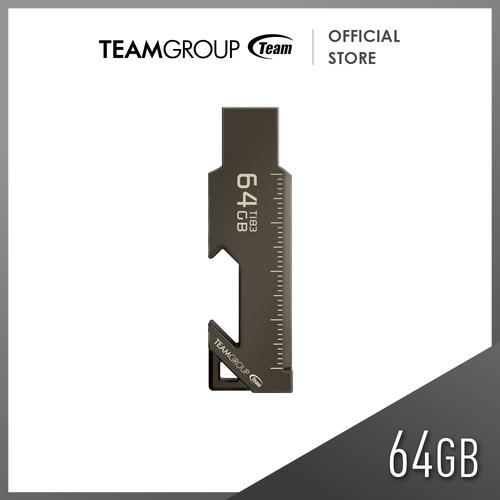 Foto Produk TEAMGROUP T183 USB 3.0 FLASH DRIVE 64GB Black dari Teamgroup Official Store