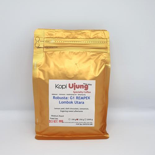 Foto Produk Kopi Ujung Robusta G1 REMPEK Lombok Utara 250 Gram dari KOPI UJUNG