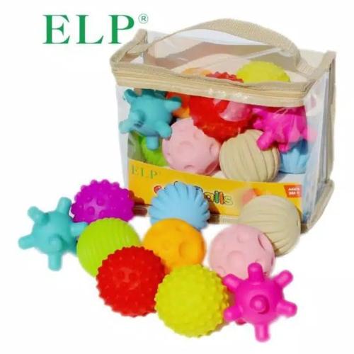 Foto Produk Soft Ball Baby (Mainan Paket Bola Sensory Bayi) - Isi 10 Bola dari Alfaza Shop
