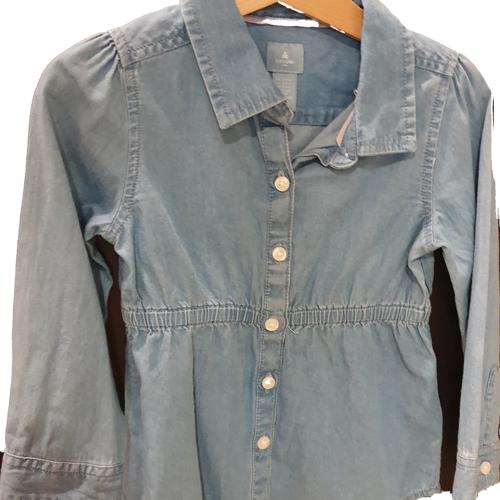 Jual preloved baby GAP denim shirt. 3Y 