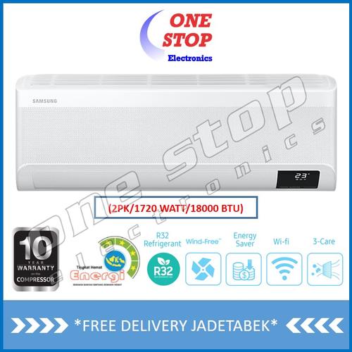 Promo SAMSUNG AR18TYEAEWKNSE AC with Wind-Free 2PK - Jakarta Utara -  OneStop Electronics | Tokopedia