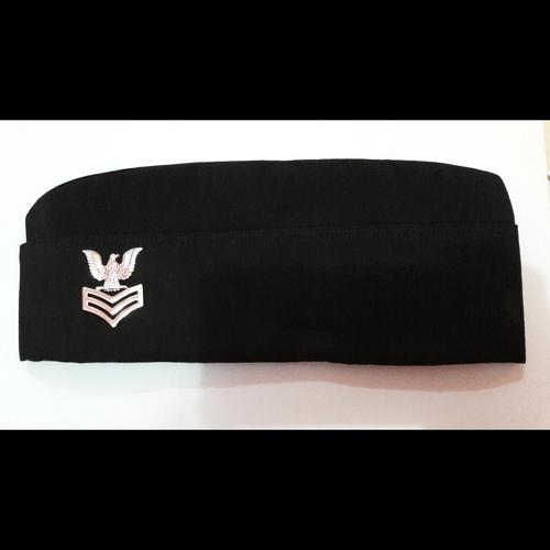 Jual us navy garrison hat black - Kota 
