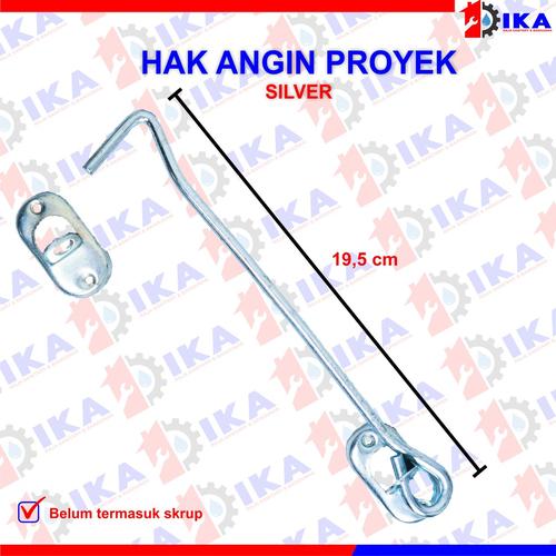 Foto Produk Hak angin murah proyek / cantolan jendela penahan / slot 8inch bagus - HAK SILVER dari Indokaryaabadi