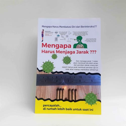 Foto Produk Poster Mengapa Harus Menjaga Jarak dari Syafana