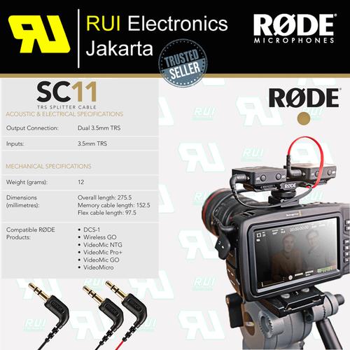 Foto Produk RODE SC11 TRS Splitter Cable dari RUI Electronics Jakarta