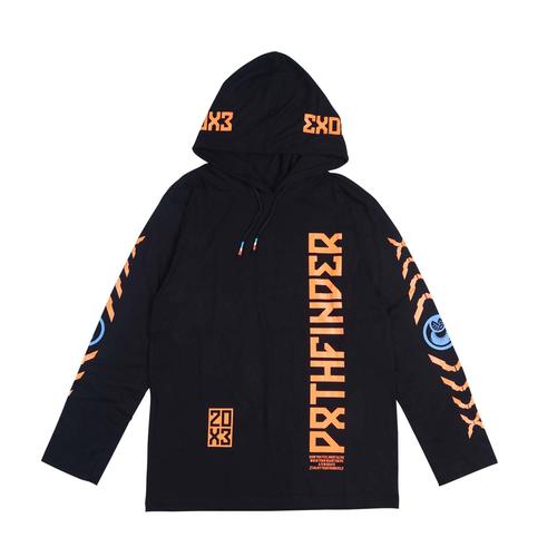 Jual Long sleeve hood CARNAGE - Hitam 