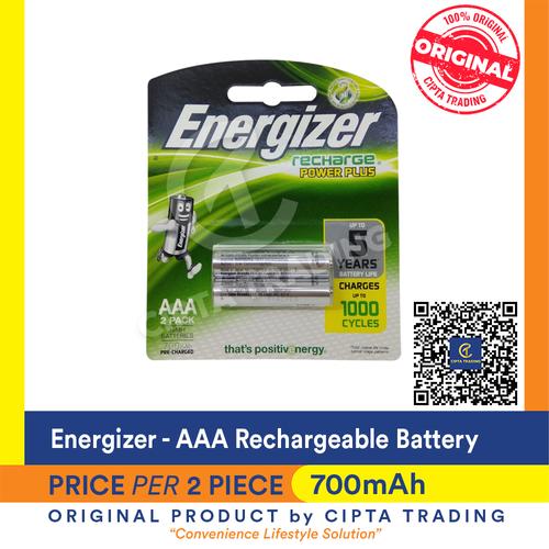 Foto Produk Energizer - AAA Rechargeable Battery (2 Pieces Pack) dari Cipta Trading