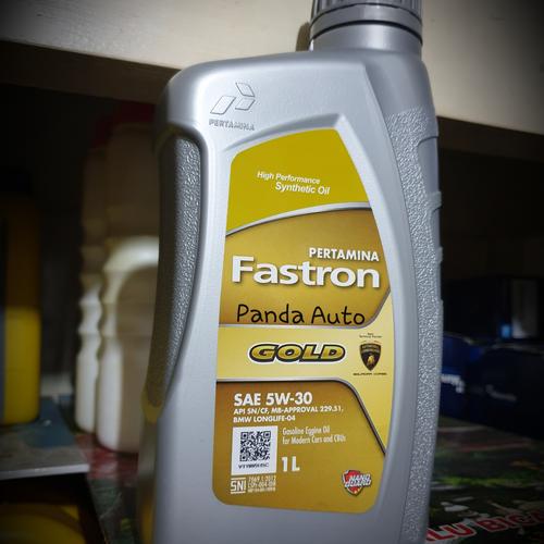 Foto Produk OLI PERTAMINA FASTRON GOLD 5w 30, Synthetic High Performance, 1 LTR. dari PANDA Auto