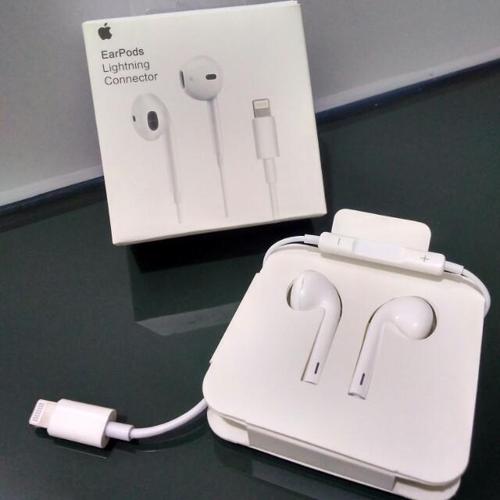 Handsfree Earpods Apple IPHONE 12/11/X/XR/XS MAX/7/8 LIGHTNING CONNECTOR  KONEKTOR HEADSET AIRPODS