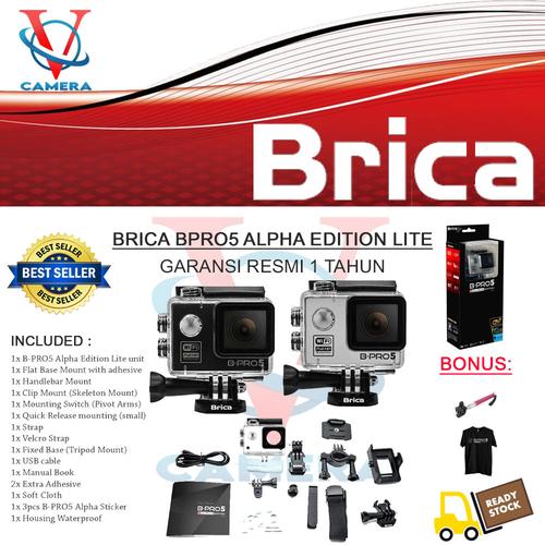 Foto Produk Brica Bpro/B-Pro 5 Alpha Edition (AE) LITE Full HD 1080p Wifi - silver dari Vincent Camera